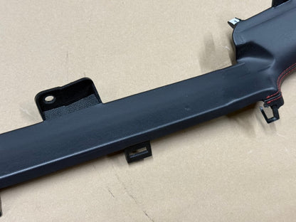 2024-2026 Ford Mustang S650 Dash Trim Leather Pieces RH LH "Red Stitching"