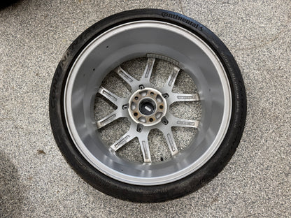 2015-2026 Mustang Niche Prodigy 5 20x9" Silver Wheel/Tire 275/30/20 Continental