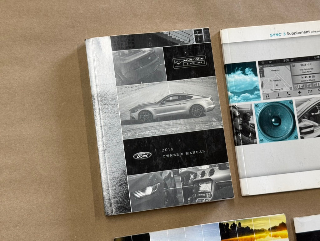 2016 Ford Mustang GT Owners Manual & Literature