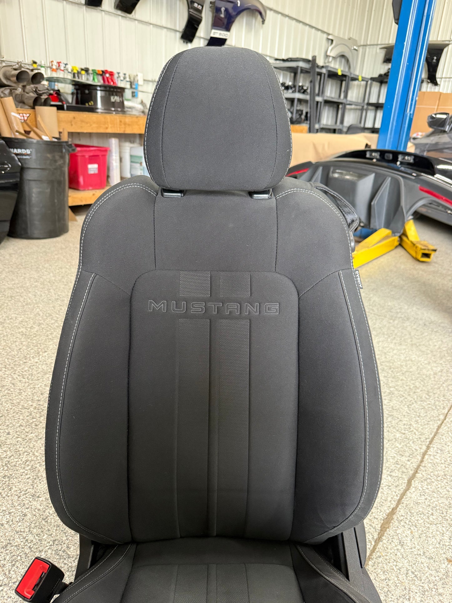2018-2023 Ford Mustang GT Black Cloth Seats Coupe Front Rear Power Seats
