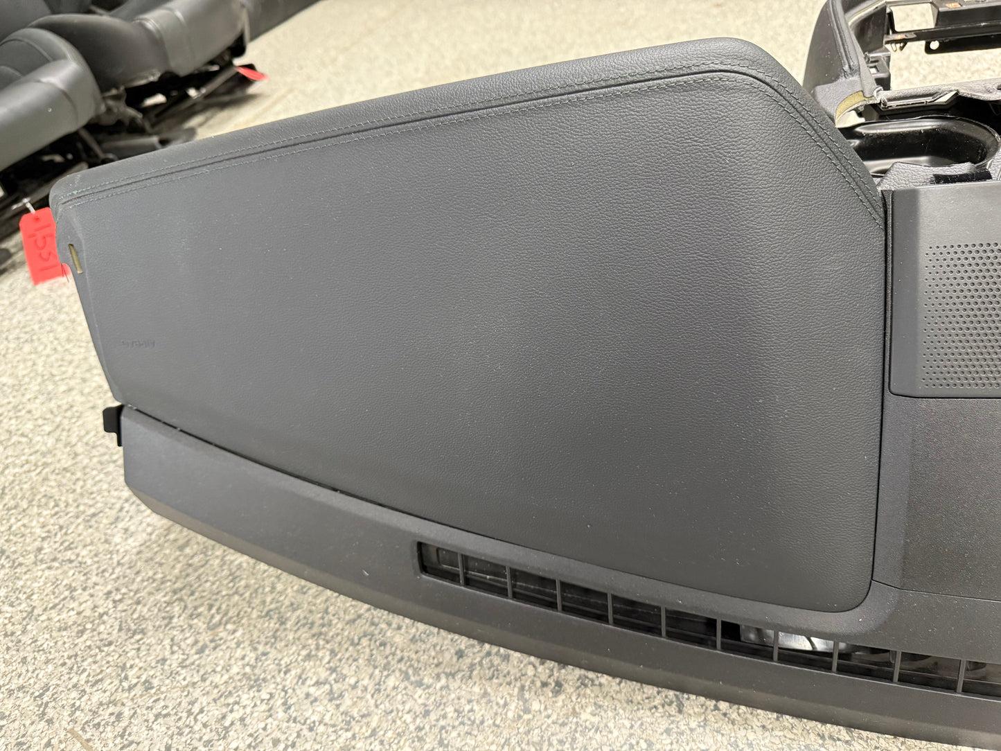 2018-2023 Ford Mustang Bullitt GT 5.0 PP1 Leather Dash Pad Frame Green Stitch