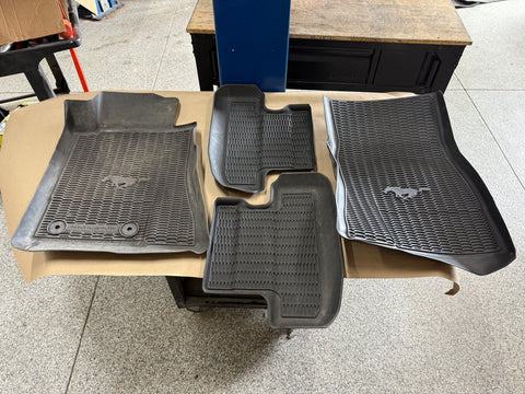 2015-2023 Ford Mustang Rubber Front & Rear Floor Mats