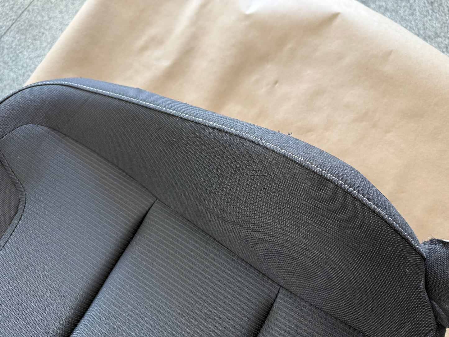 2010-2015 Chevrolet Camaro SS RH Passenger Side Upper Seat Black Cloth