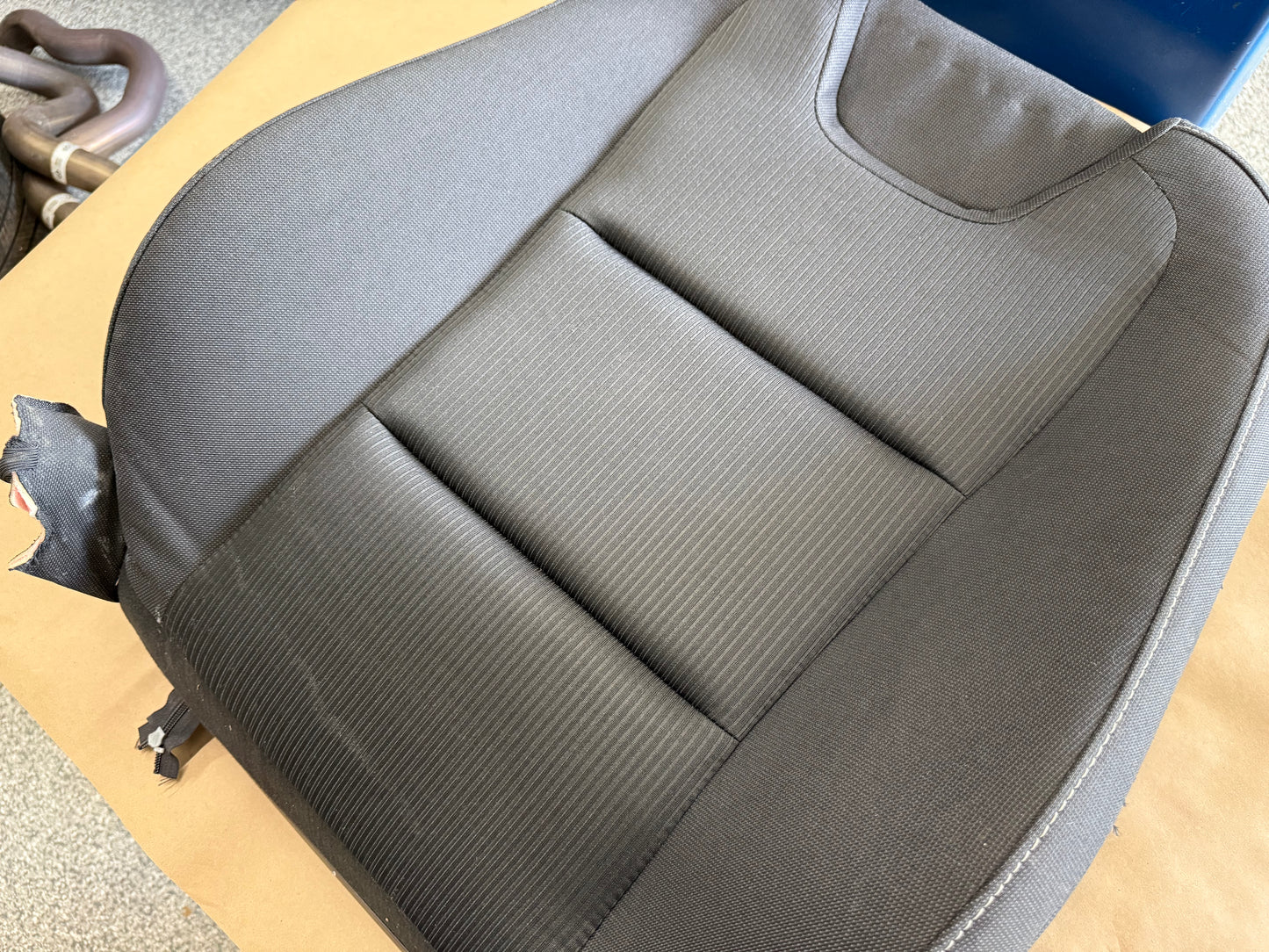 2010-2015 Chevrolet Camaro SS RH Passenger Side Upper Seat Black Cloth