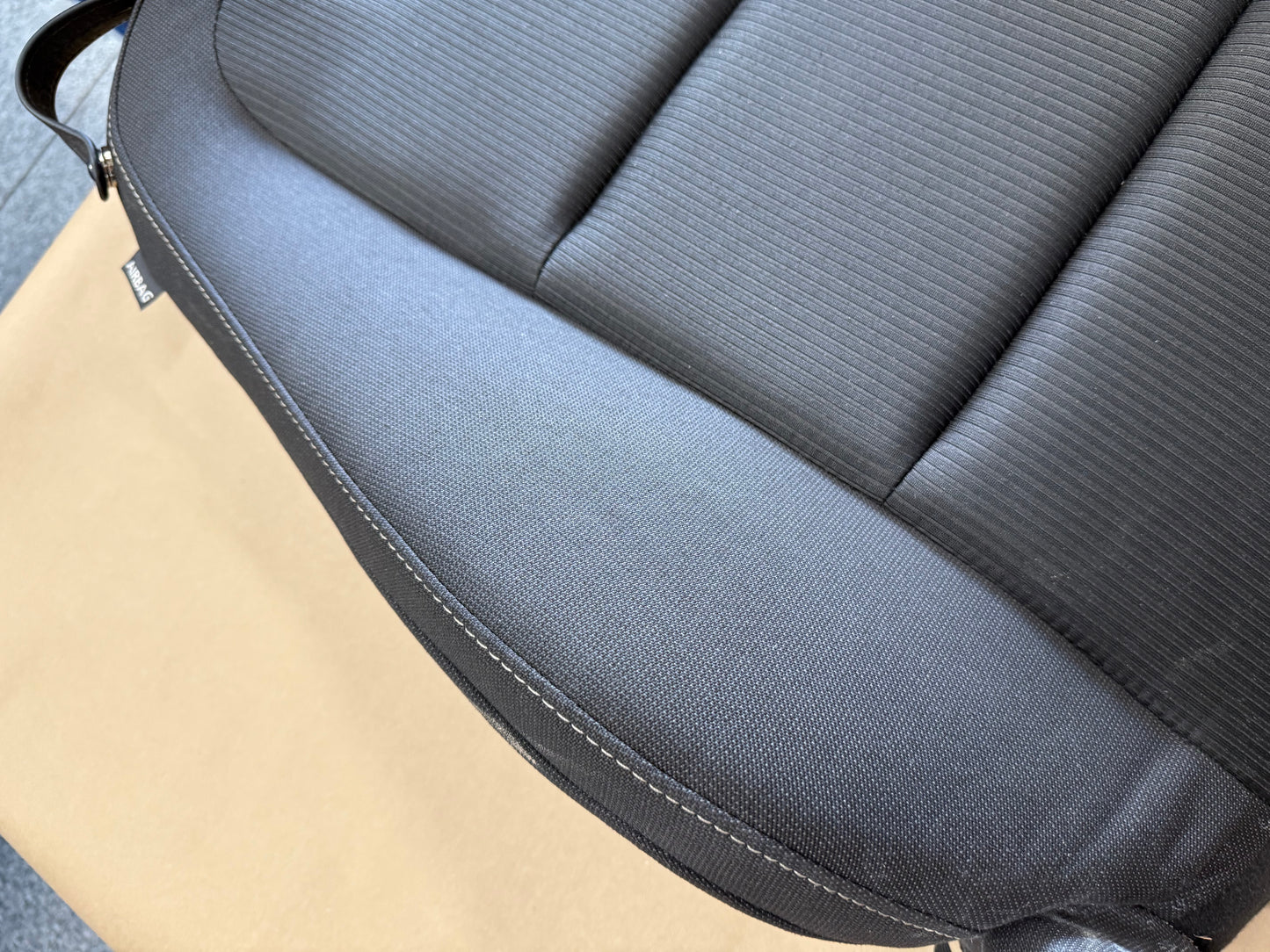 2010-2015 Chevrolet Camaro SS RH Passenger Side Upper Seat Black Cloth