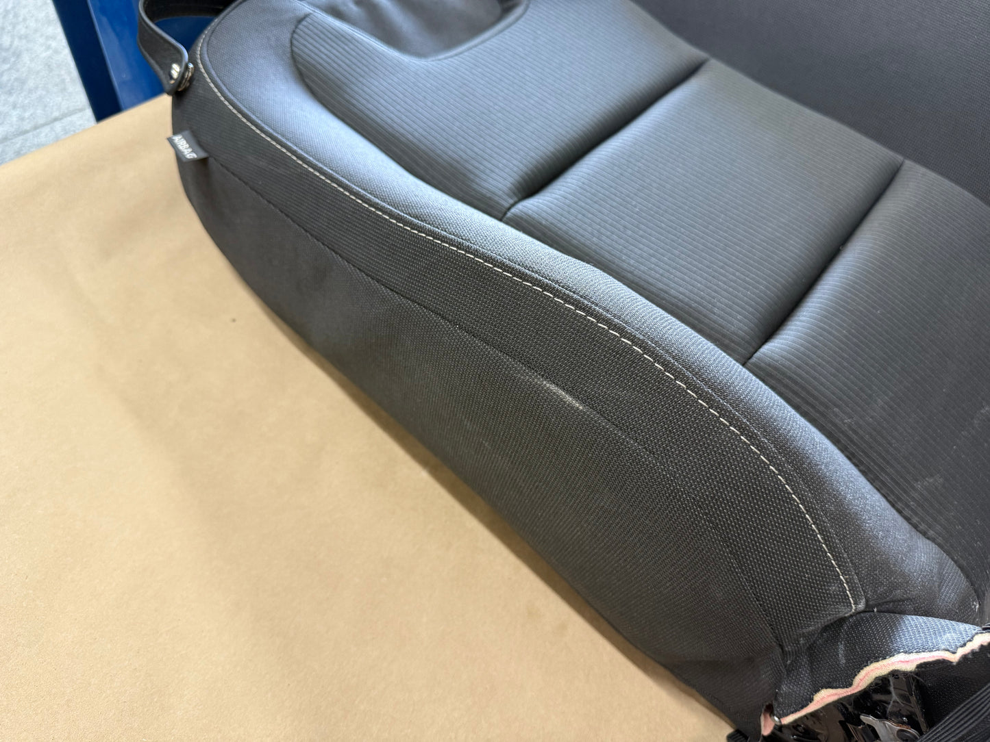 2010-2015 Chevrolet Camaro SS RH Passenger Side Upper Seat Black Cloth