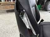 2023-2025 F-250 F-350 Super Duty Tremor Front Rear Black Leather Seats Crew Cab