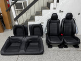 2018-2023 Mustang Bullitt Black Leather Coupe Front Rear Seats Heat/Cooled