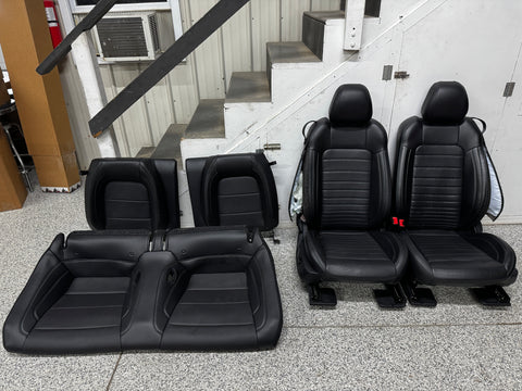 2018-2023 Mustang Bullitt Black Leather Coupe Front Rear Seats Heat/Cooled