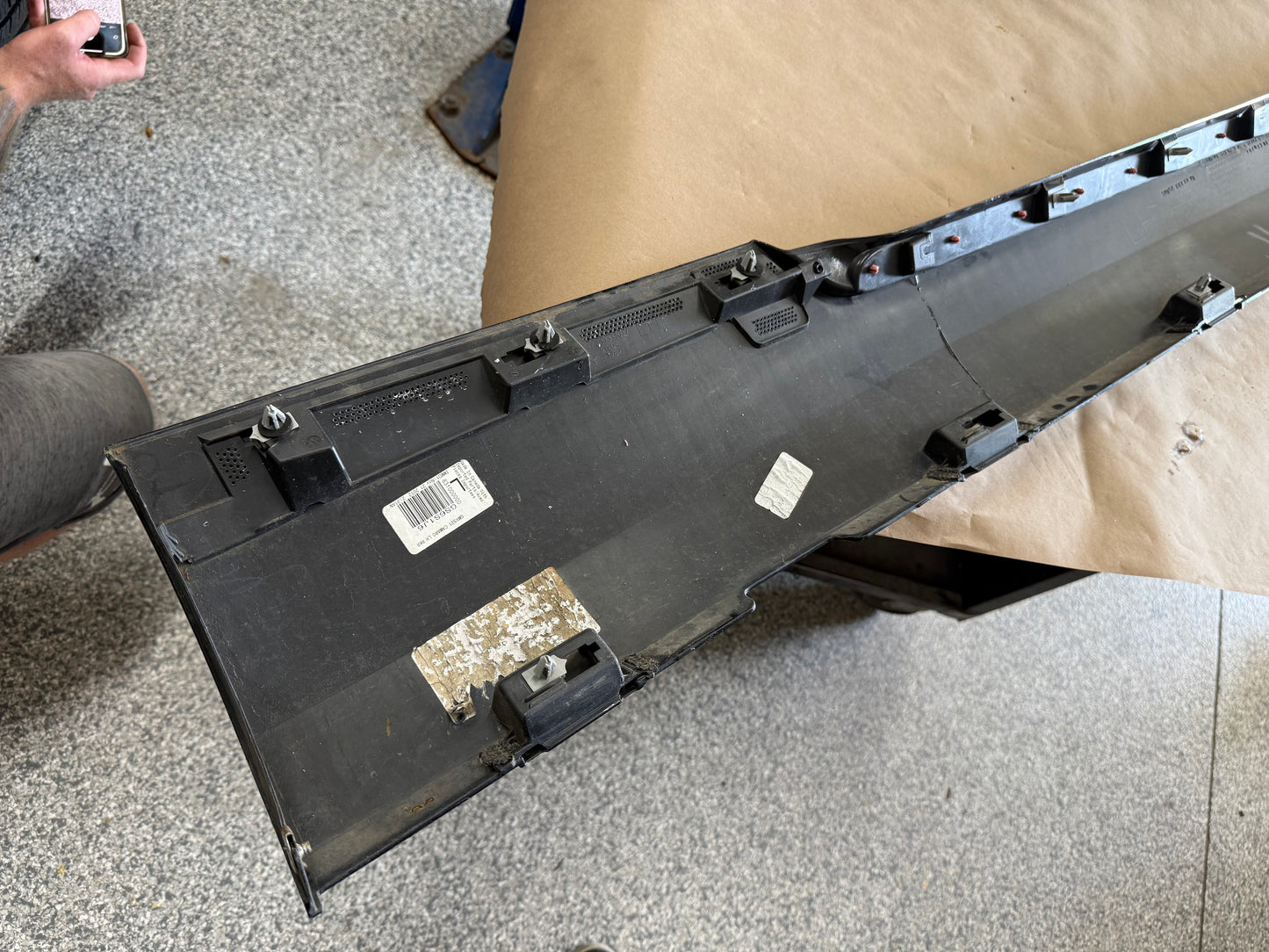2010-2015 Chevrolet Camaro SS LH Driver Side Skirt Molding "Black"