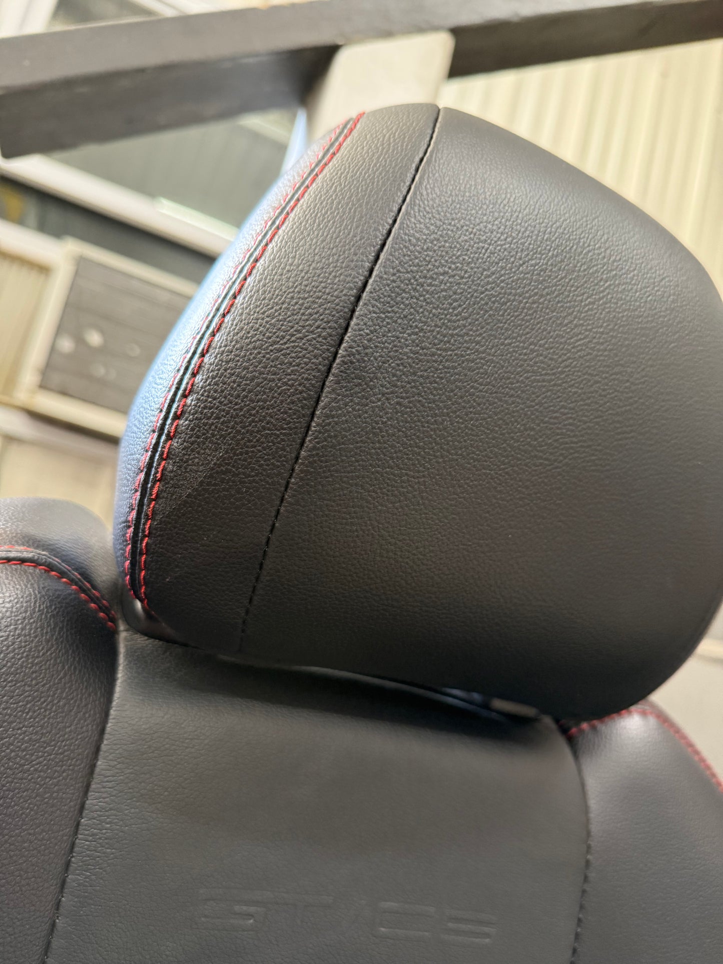 2018-2023 Ford Mustang GT California Special Front Rear Seats Black Red Stitch
