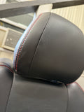 2018-2023 Ford Mustang GT California Special Front Rear Seats Black Red Stitch