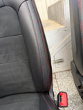 2018-2023 Ford Mustang GT California Special Front Rear Seats Black Red Stitch
