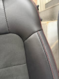 2018-2023 Ford Mustang GT California Special Front Rear Seats Black Red Stitch