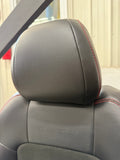 2018-2023 Ford Mustang GT California Special Front Rear Seats Black Red Stitch