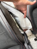 2018-2023 Ford Mustang GT California Special Front Rear Seats Black Red Stitch