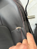 2018-2023 Ford Mustang GT California Special Front Rear Seats Black Red Stitch