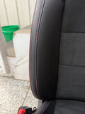 2018-2023 Ford Mustang GT California Special Front Rear Seats Black Red Stitch
