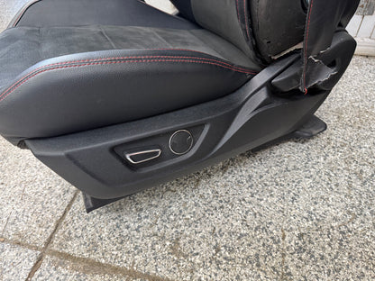 2018-2023 Ford Mustang GT California Special Front Rear Seats Black Red Stitch