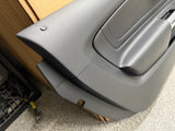 2018-2023 Ford Mustang GT LH Driver Leather Insert Door Panel Grey Stitching