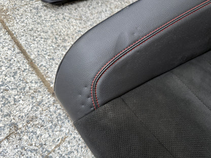 2018-2023 Ford Mustang GT California Special Front Rear Seats Black Red Stitch