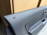2018-2023 Ford Mustang GT LH Driver Leather Insert Door Panel Grey Stitching