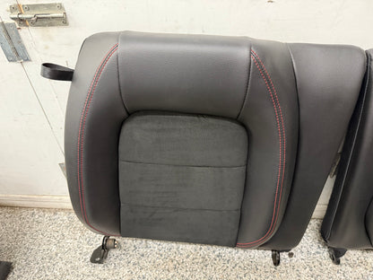 2018-2023 Ford Mustang GT California Special Front Rear Seats Black Red Stitch