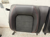 2018-2023 Ford Mustang GT California Special Front Rear Seats Black Red Stitch