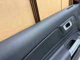 2018-2023 Ford Mustang GT LH Driver Leather Insert Door Panel Grey Stitching