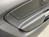 2018-2023 Ford Mustang GT LH Driver Leather Insert Door Panel Grey Stitching