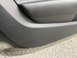 2018-2023 Ford Mustang GT LH Driver Leather Insert Door Panel Grey Stitching