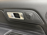 2018-2023 Ford Mustang GT LH Driver Leather Insert Door Panel Grey Stitching