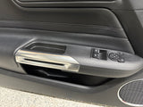 2018-2023 Ford Mustang GT LH Driver Leather Insert Door Panel Grey Stitching