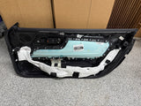 2018-2023 Ford Mustang GT LH Driver Leather Insert Door Panel Grey Stitching