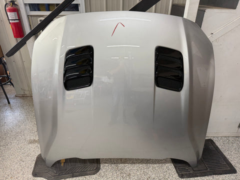 2018-2023 Ford Mustang GT Hood Vents Heat Blanket "Silver"