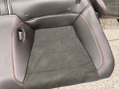 2018-2023 Ford Mustang GT California Special Front Rear Seats Black Red Stitch