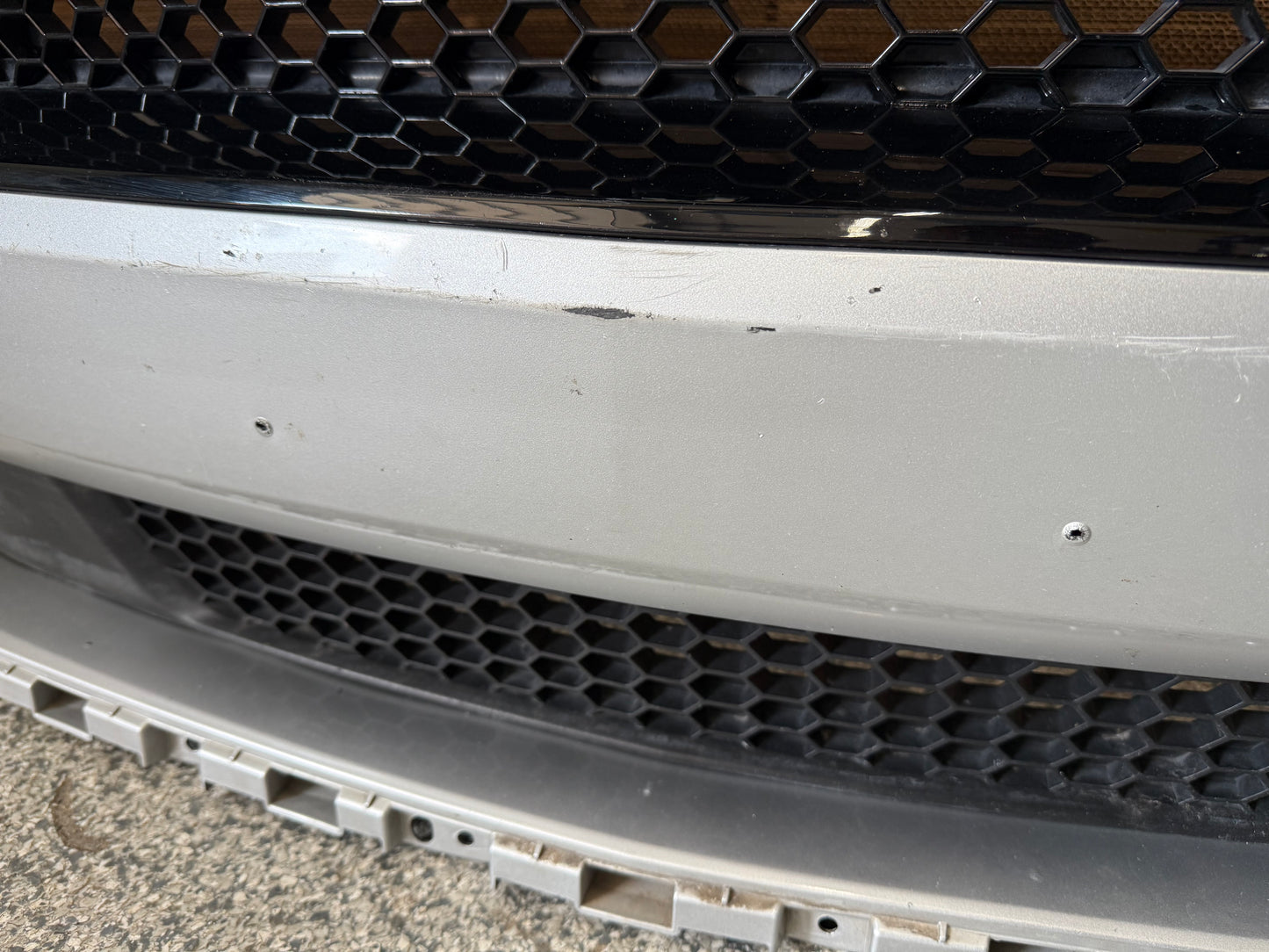2018-2023 Ford Mustang GT Front Bumper Front Grilles Fogs Turn Signals "Silver"
