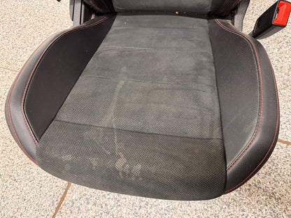 2018-2023 Ford Mustang GT California Special Front Rear Seats Black Red Stitch