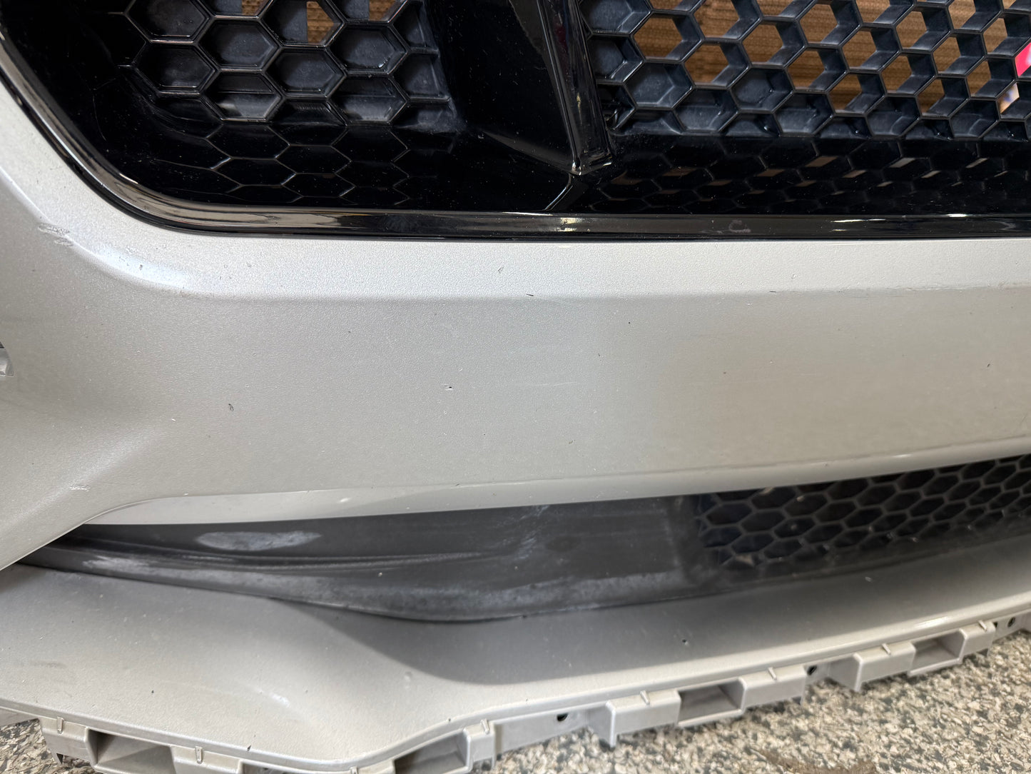 2018-2023 Ford Mustang GT Front Bumper Front Grilles Fogs Turn Signals "Silver"