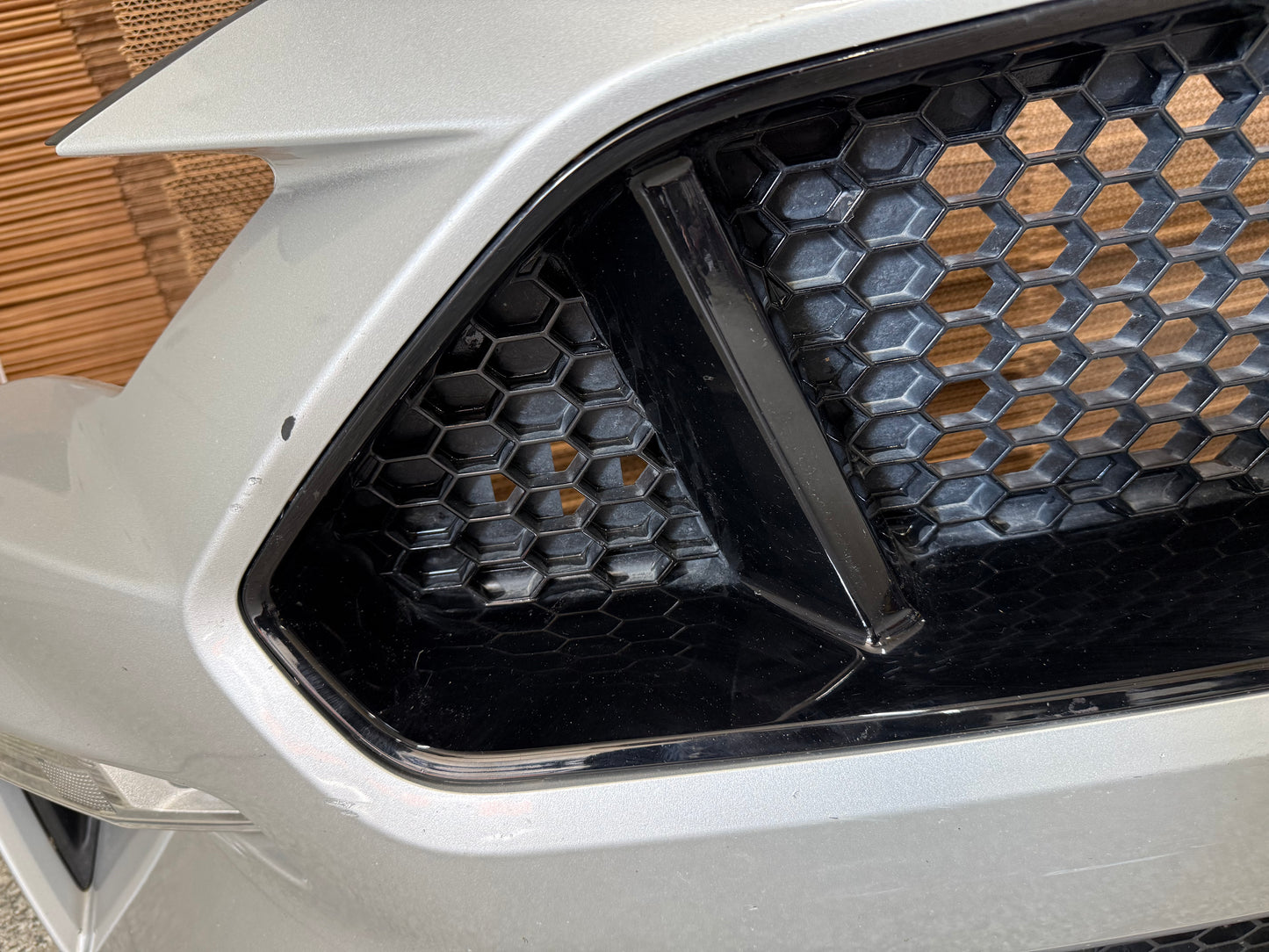 2018-2023 Ford Mustang GT Front Bumper Front Grilles Fogs Turn Signals "Silver"