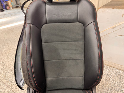 2018-2023 Ford Mustang GT California Special Front Rear Seats Black Red Stitch