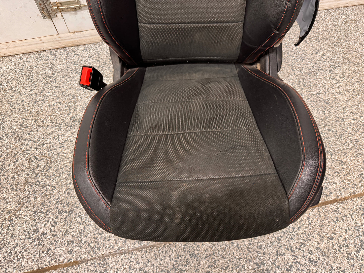 2018-2023 Ford Mustang GT California Special Front Rear Seats Black Red Stitch