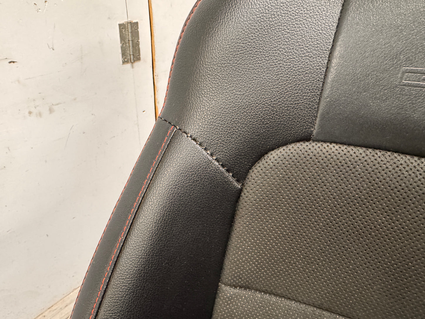 2018-2023 Ford Mustang GT California Special Front Rear Seats Black Red Stitch