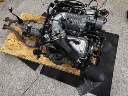 2003 Mustang Cobra SVT Supercharged 4.6 DOHC Engine Drivetrain T 56 Transmission 50k Miles