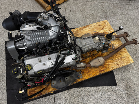 2003 Mustang Cobra SVT Supercharged 4.6 DOHC Engine Drivetrain T 56 Transmission 50k Miles