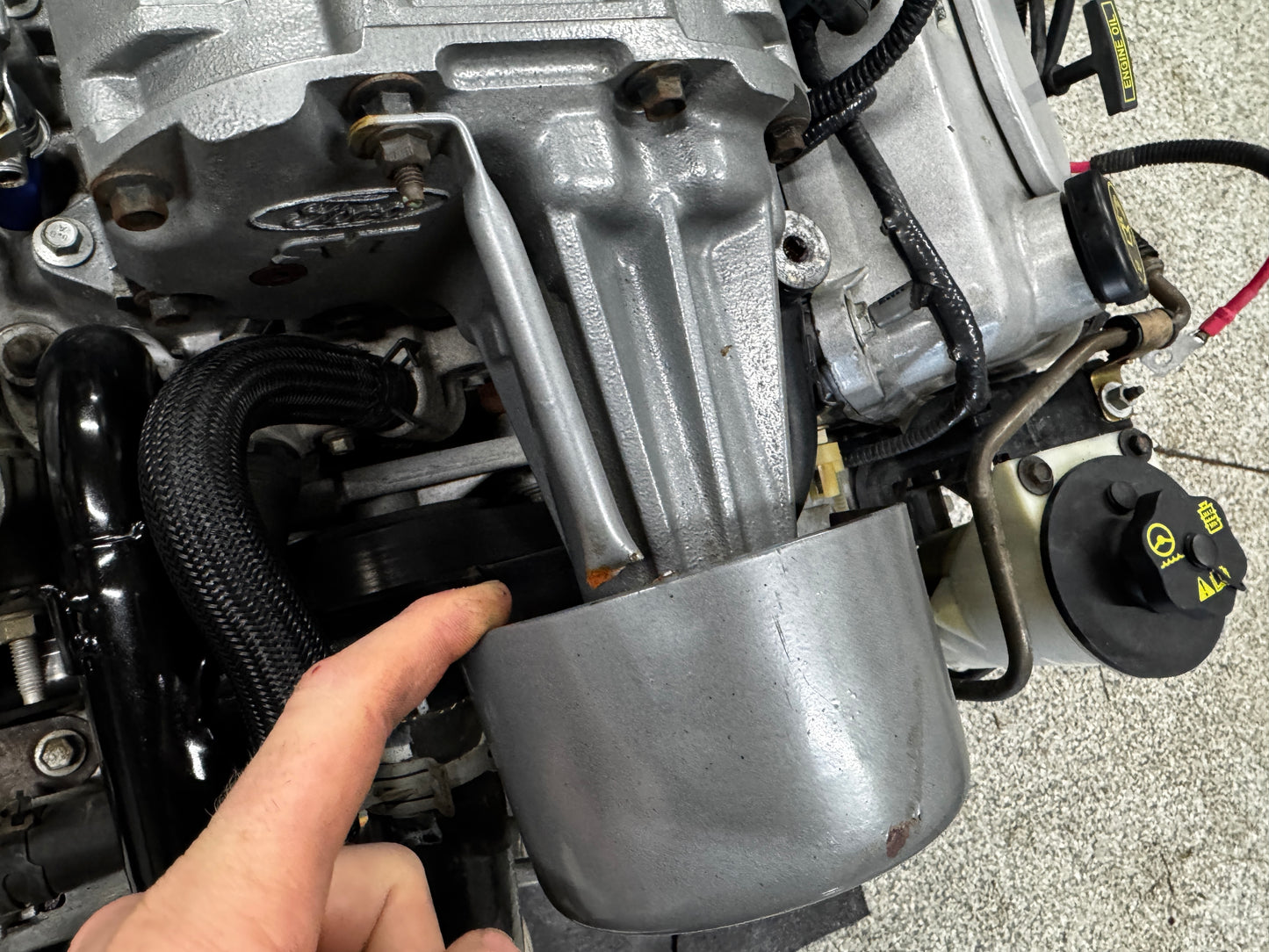 2003 Mustang Cobra SVT Supercharged 4.6 DOHC Engine Drivetrain T 56 Transmission 50k Miles