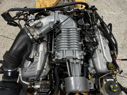 2003 Mustang Cobra SVT Supercharged 4.6 DOHC Engine Drivetrain T 56 Transmission 50k Miles