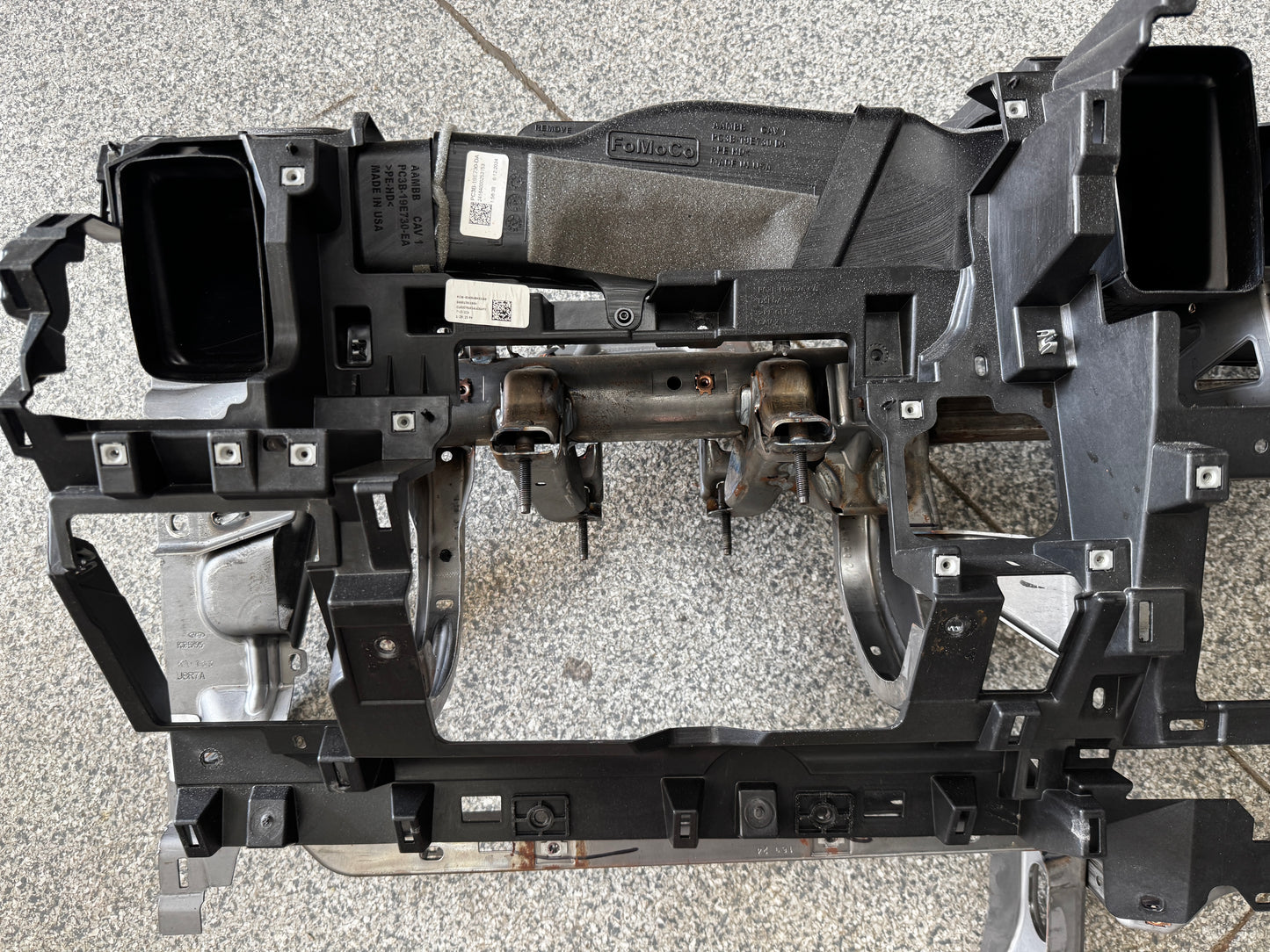 2023-2025 F-250 F-350 Super Duty Dash Skeleton Frame Plastic OEM Bare