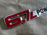 2023-2025 F-250 Super Duty High Output 6.7 Door Emblem Badge OEM