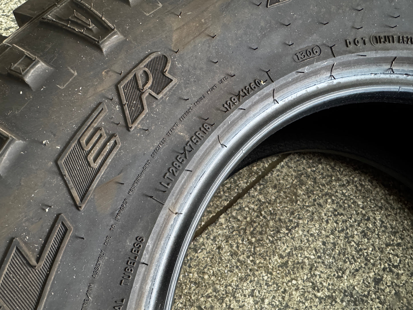 Goodyear Wrangler Duratrac 285/75/18 Tire Super Duty F-250